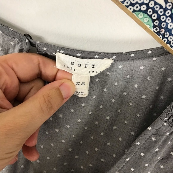 SOFT JOIE Zandi Star Moon Drop Waist Mini Dress XS - Picture 6 of 8